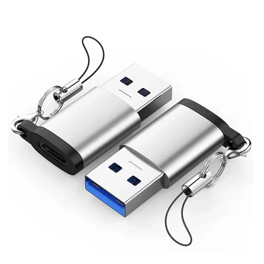 Portable USB 3.0 To Type C Female Converter Adapter with keychain For USB C Cable Card Reader OTG Adapter
Portable USB 3.0 To Type C Female Converter Adapter with keychain For USB C Cable Card Reader OTG Adapter