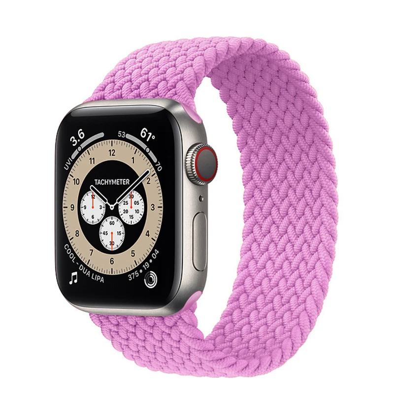 Braided Solo Loop Band For Apple Watch Strap 44mm 40mm 42mm 38mm Elastic Nylon Bracelet Apple Watch Series 6 5 4 3 se Strap, Colors
Braided Solo Loop Band For Apple Watch Strap 44mm 40mm 42mm 38mm Elastic Nylon Bracelet Apple Watch Series 6 5 4 3 se Strap, Colors