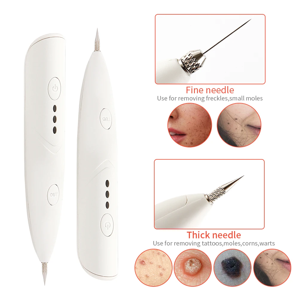 Beauty salon mole spot pen laser beauty instrument rechargeable beauty spot pen freckles pen cleaning instrument, White
Beauty salon mole spot pen laser beauty instrument rechargeable beauty spot pen freckles pen cleaning instrument, White