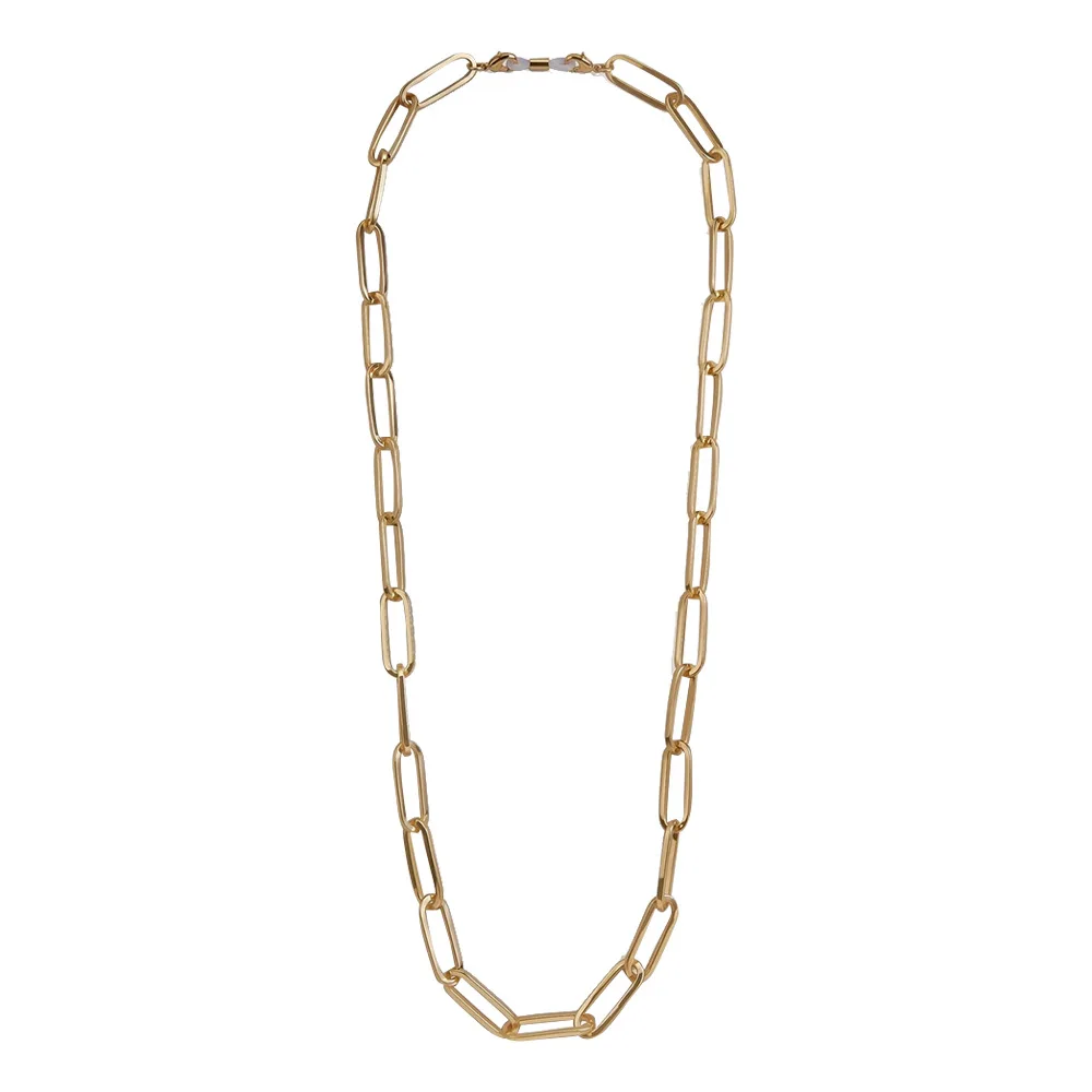 Wholesale gold plated large rectangle glasses facemask chunky link chain accessories
Wholesale gold plated large rectangle glasses facemask chunky link chain accessories