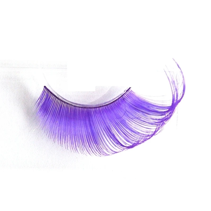 False Eyelashes Handmade Purple Green Fake Lashes for Stage Festival Colorful 1Pair Long False Eyelashes Eye Makeup Beauty Tools
False Eyelashes Handmade Purple Green Fake Lashes for Stage Festival Colorful 1Pair Long False Eyelashes Eye Makeup Beauty Tools