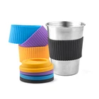 BPA Free 18/8 Inox Stainless Steel Reusable Beer Coffee Mugs Pint Cups with Straw