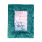 Shangjiu new design home decor Blue Velvet Photo Picture Frame
