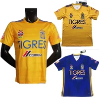 

19-20 Thai quality Tigres UANL Soccer jersey 2019 2020 Liga mx home away Custom yellow football shirt blue uniform