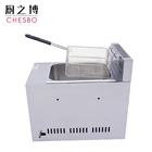10L Stainless Steel Single Cylinder Gas Fryer Gas Fryer Industrial Gas Deep Fryer