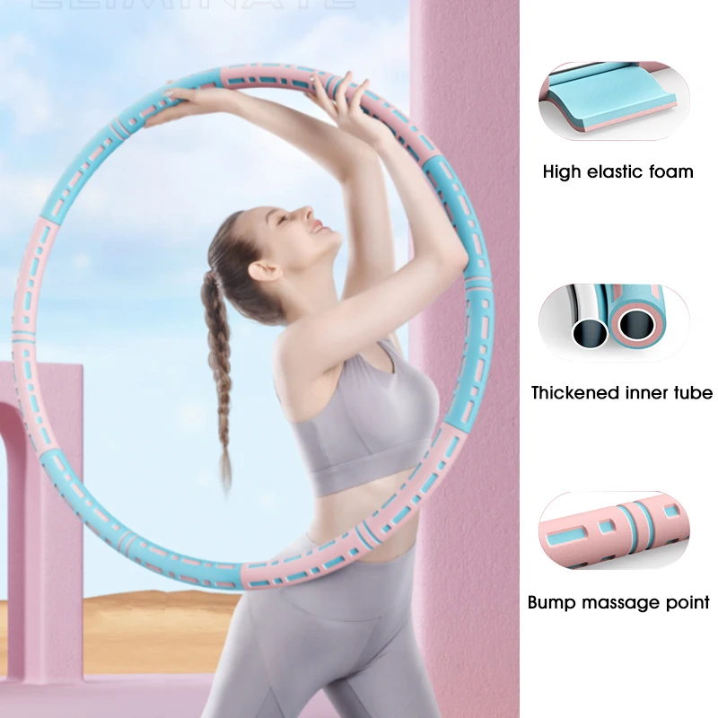 6/8 Part Detachable Sport Hoop Skin-Friendly Foam Fitness Equipment Weight Loss Thin Waist Exercise Gym Training Hoola Circle
6/8 Part Detachable Sport Hoop Skin-Friendly Foam Fitness Equipment Weight Loss Thin Waist Exercise Gym Training Hoola Circle