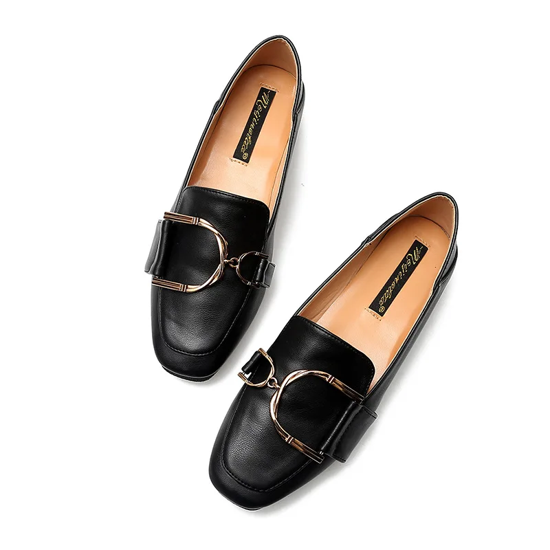 England Style Cool Women Flats for Girls Wholesale PU Leather Round Toe Casual Flat Shoes OEM ODM Custom Brand Girls Flats
England Style Cool Women Flats for Girls Wholesale PU Leather Round Toe Casual Flat Shoes OEM ODM Custom Brand Girls Flats