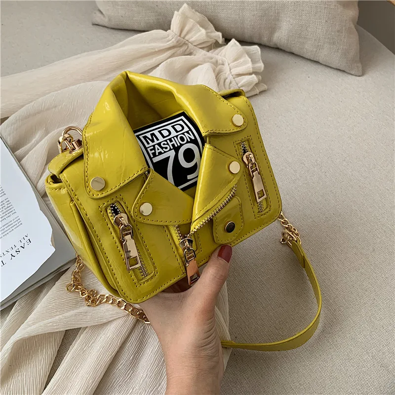 Wholesale New Fashion Jacket Handbag Purse Chains Bag Pu Leather Girls Crossbody Bag Kid Purses 2021, 6 colors
Wholesale New Fashion Jacket Handbag Purse Chains Bag Pu Leather Girls Crossbody Bag Kid Purses 2021, 6 colors