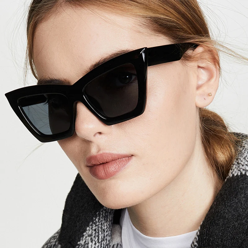 Fashion Cat Eye Female Vintage Sunglasses Women Cateye Retro Sun Glasses Classic Brand Lady Brown Oculos Broad Frame Sunglasses
Fashion Cat Eye Female Vintage Sunglasses Women Cateye Retro Sun Glasses Classic Brand Lady Brown Oculos Broad Frame Sunglasses