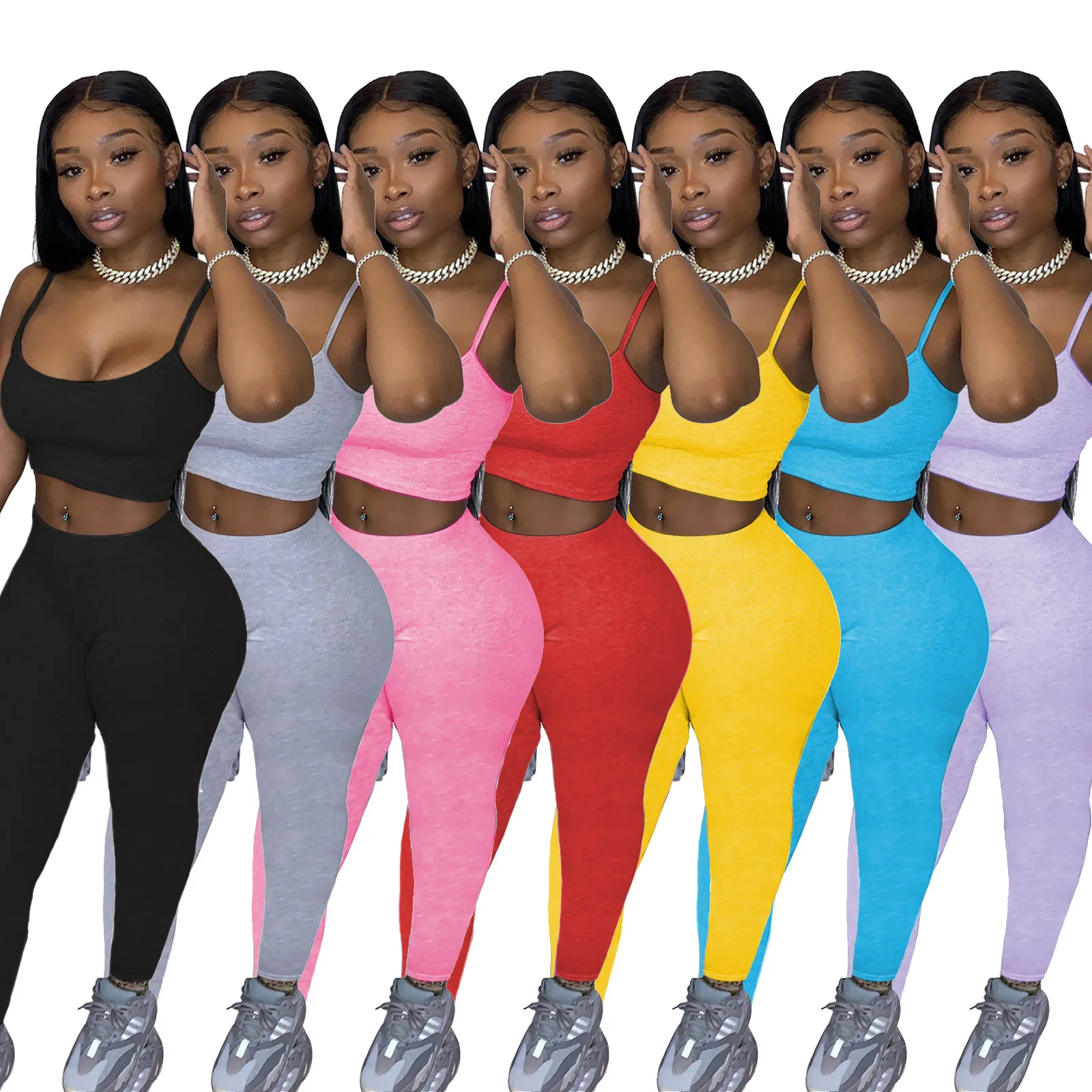 Casual sport wear of trousers solid color fitness women clothing two piece set gym wear ORD9285, Grey,pink,black
Casual sport wear of trousers solid color fitness women clothing two piece set gym wear ORD9285, Grey,pink,black
