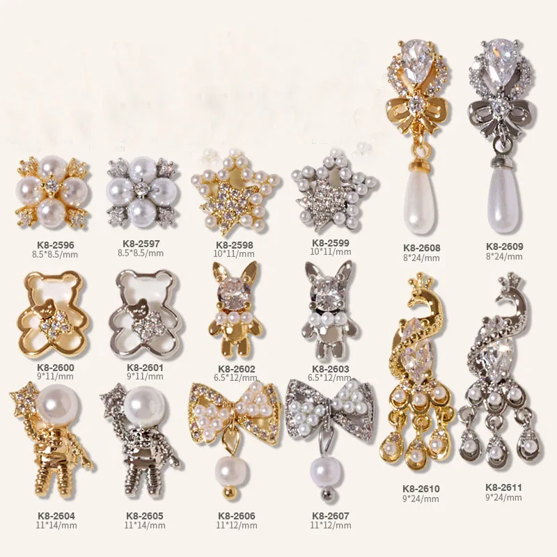 2022 New Manicure Zircon Jewelry Shiny Diamond Bear Luxury Pearls DIY Nail Art Alloy Accessories For Nail Supplies
2022 New Manicure Zircon Jewelry Shiny Diamond Bear Luxury Pearls DIY Nail Art Alloy Accessories For Nail Supplies