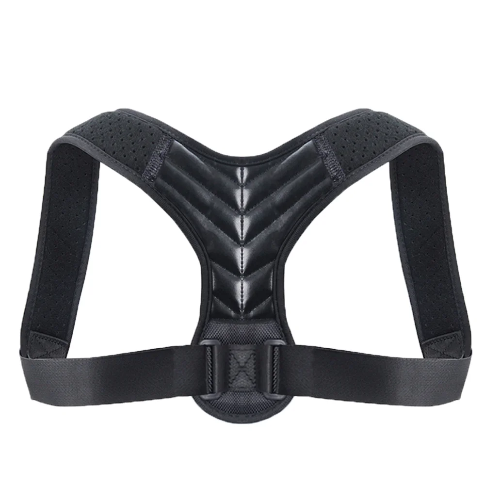 Adjustable upper spine back support brace shoulder support belt for back pain, Black
Adjustable upper spine back support brace shoulder support belt for back pain, Black