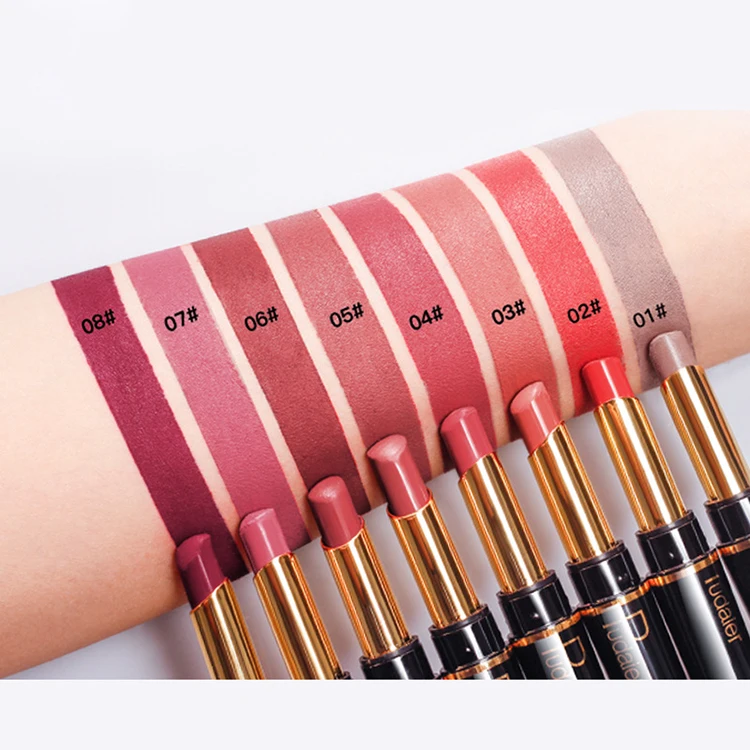 Fashion cosmetic dumb moisturizing lip liner pen matte lipstick double end lipstick, Multi color
Fashion cosmetic dumb moisturizing lip liner pen matte lipstick double end lipstick, Multi color