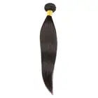 Bliss Esteem Straight Unprocessed Weave Hair and Closure Brazilian Virgin Straight Hair Bundle with Lace Closure