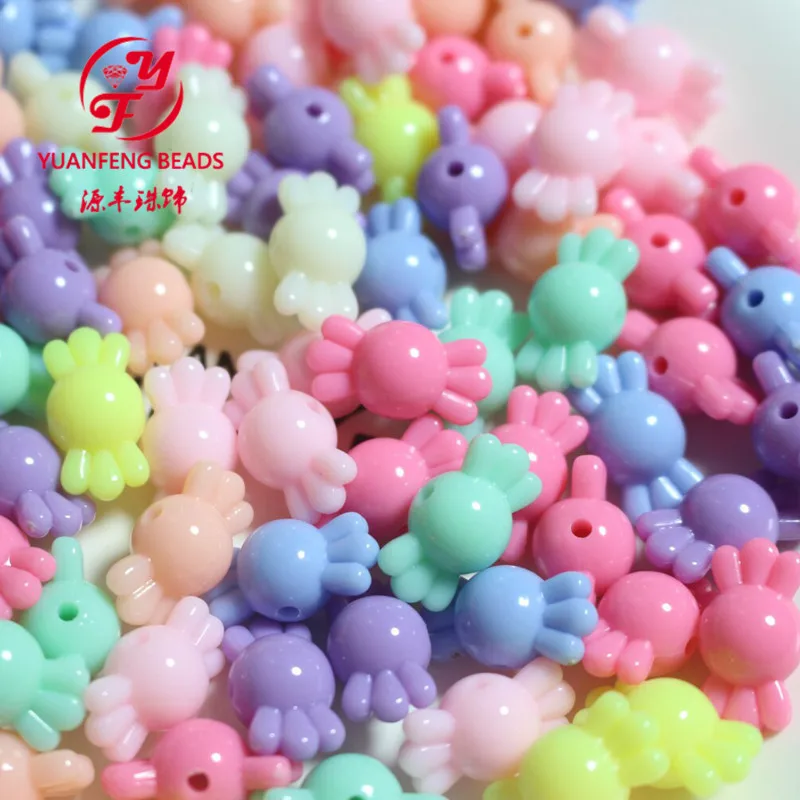 YF 16mm Candy Shape Pastel Rainbow Color Acrylic Plastic beads for DIY necklace bracelet jewelry Making kids craft set
YF 16mm Candy Shape Pastel Rainbow Color Acrylic Plastic beads for DIY necklace bracelet jewelry Making kids craft set