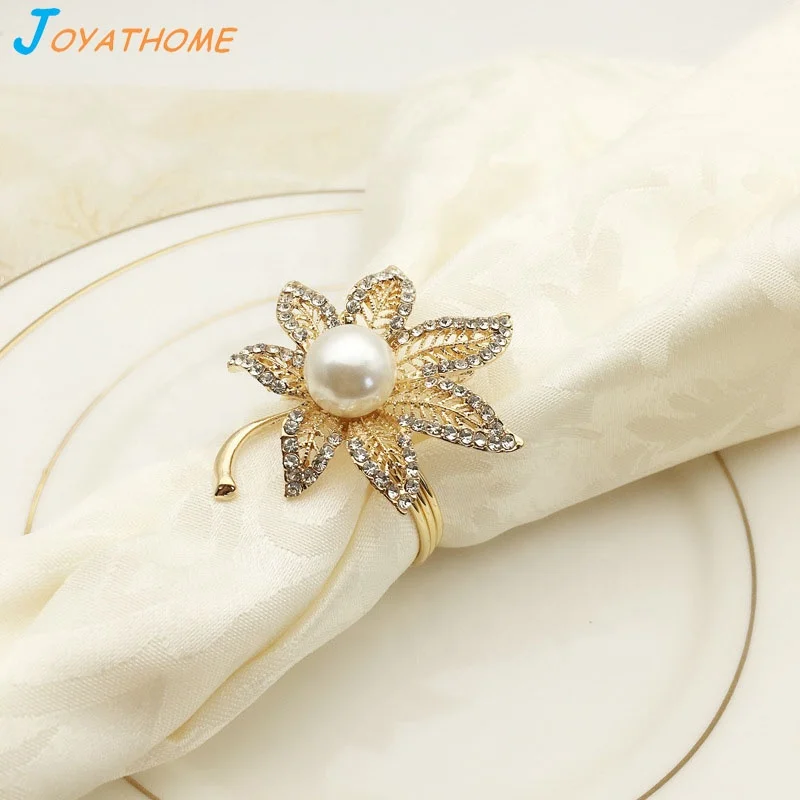 Gold Maple Leaf Pearl Napkin Ring Galvanized Holder Western Marriage Wedding Birthday Party Decoration Restaurant Material
Gold Maple Leaf Pearl Napkin Ring Galvanized Holder Western Marriage Wedding Birthday Party Decoration Restaurant Material