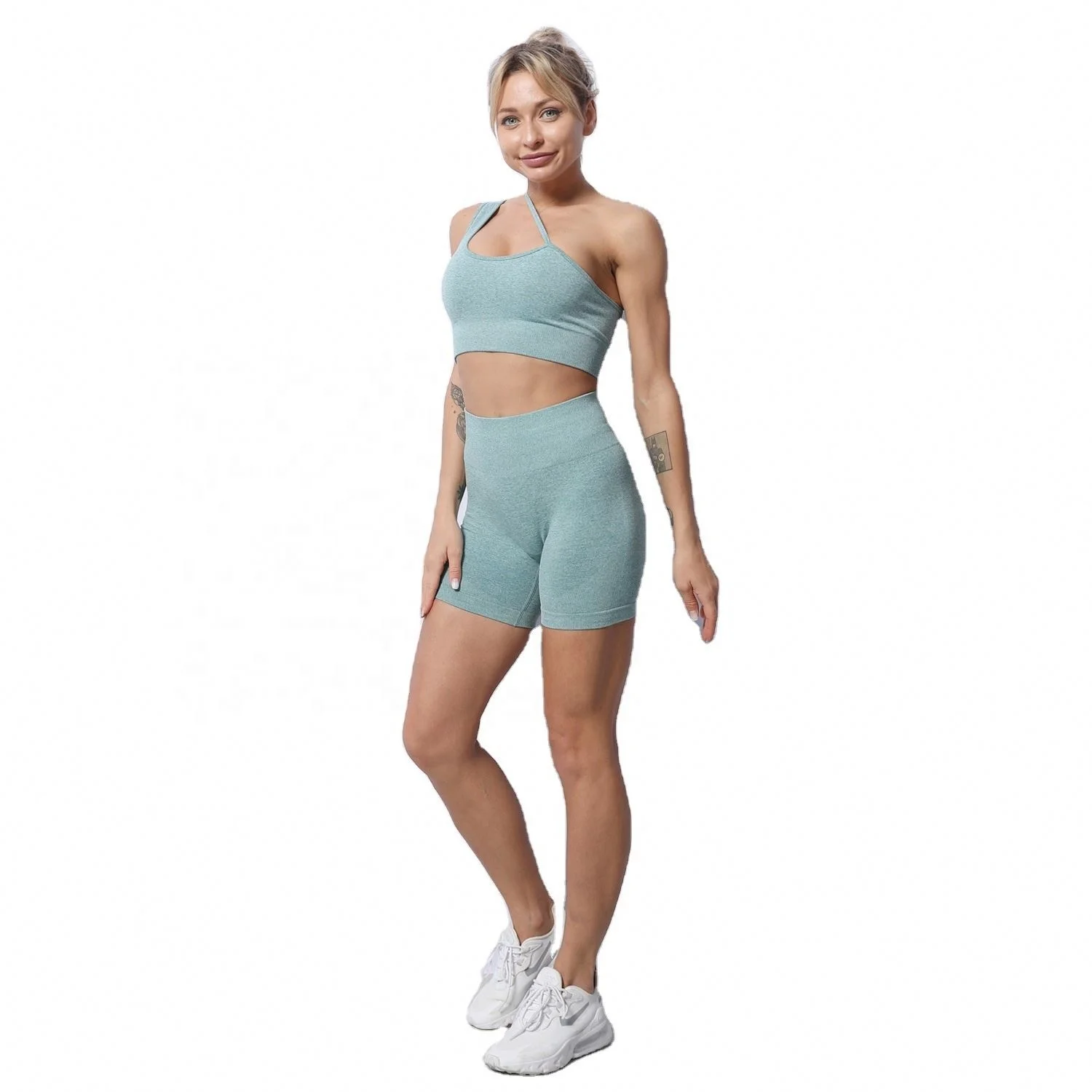 Hot Sale Tiktok Workout Clothing Sports Bra And Leggings Sexy Sport Wear Two Pieces Gym Breathable Seamless Yoga Set, Customized colors
Hot Sale Tiktok Workout Clothing Sports Bra And Leggings Sexy Sport Wear Two Pieces Gym Breathable Seamless Yoga Set, Customized colors
