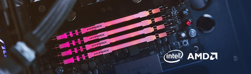 Kingston HyperX FURY DDR4 RGB Memory 2666 MHz 3200MHz DDR4 CL15 DIMM XMP 8GB 16GB Memoria Ram ddr4 for Desktop Memory Rams