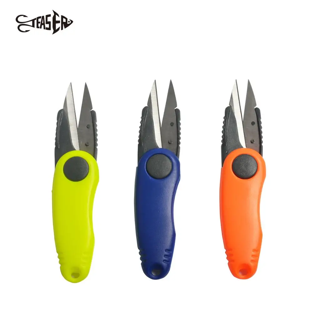 WFG-1812 Fishing Scissors Braided Line Cutter Fishing Tackle Tools PE Line Cutter, Green blue orange
WFG-1812 Fishing Scissors Braided Line Cutter Fishing Tackle Tools PE Line Cutter, Green blue orange