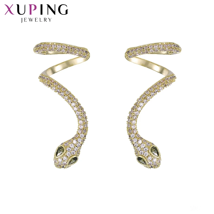 YMearring-348 xuping jewelry Hot Sale New Classic Snake Design 14K Gold Luxury Vintage Women's High Jewelry Earrings
YMearring-348 xuping jewelry Hot Sale New Classic Snake Design 14K Gold Luxury Vintage Women's High Jewelry Earrings