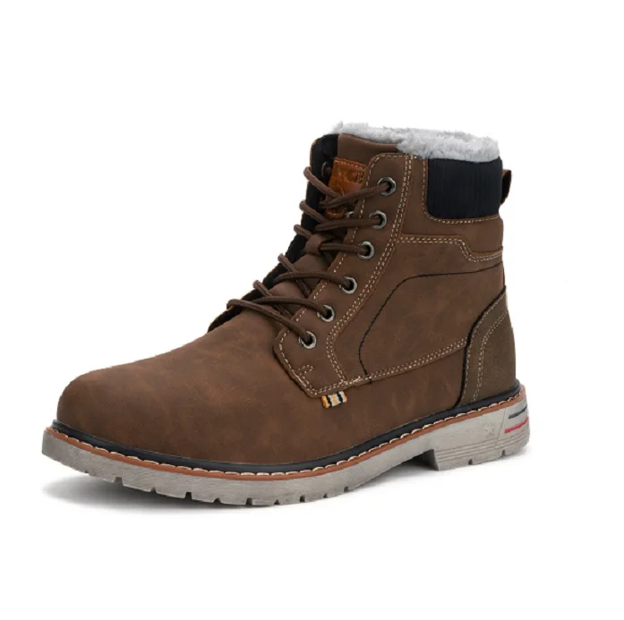 Mens Winter Anti-Slip Leather Warm Snow Boots Water Resistant Shoes Fur Lined
Mens Winter Anti-Slip Leather Warm Snow Boots Water Resistant Shoes Fur Lined