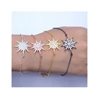 2018 fashion bracelets fancy link chain bracelet and ring connected