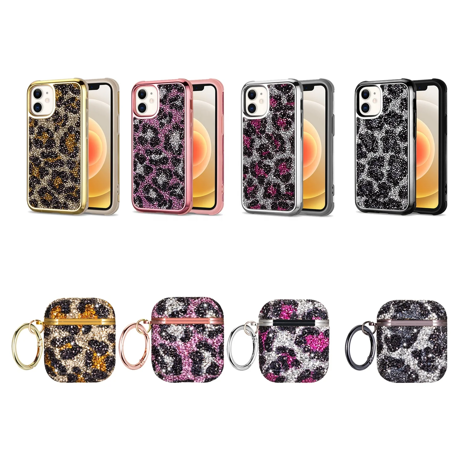 Hot Sale Phone Case with Matching for Airpods 1 2 for iPhone 11pro Max Bling Diamond Rhinestone Covers for iPhone Case, Multiple colors
Hot Sale Phone Case with Matching for Airpods 1 2 for iPhone 11pro Max Bling Diamond Rhinestone Covers for iPhone Case, Multiple colors