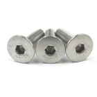 Hexagon Screw Flat Screws OEM Customized Stainless Steel 304 316 DIN7991 Hex Socket Flat Countersunk Head Hexagon Screw