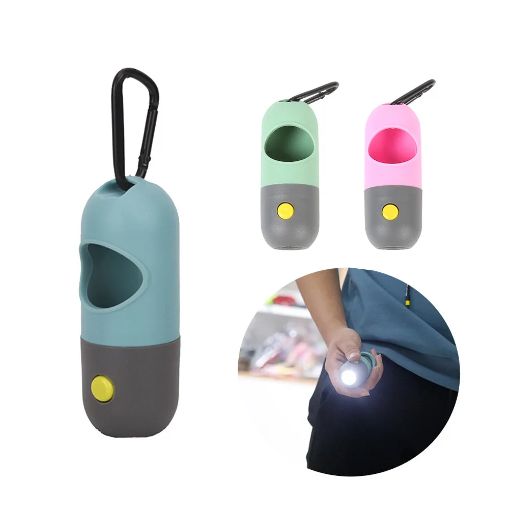Pet cleaning supplies LED Light pet garbage box dog toilet picker garbage bag capsule dispenser customization, Blue/green/pink
Pet cleaning supplies LED Light pet garbage box dog toilet picker garbage bag capsule dispenser customization, Blue/green/pink