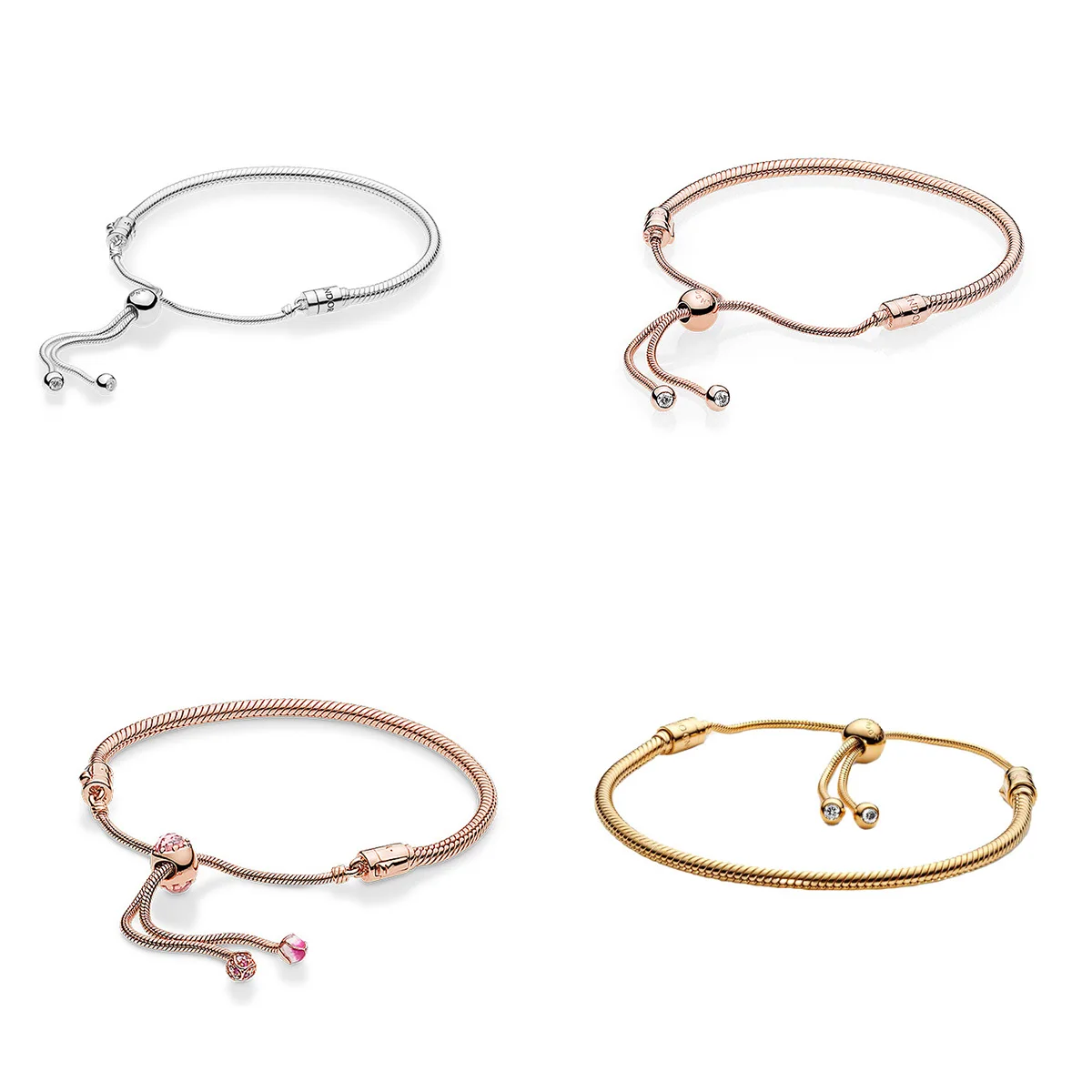 Hot Sale Expandable Bracelet Women Charm Bracelewelry DIY Zircon Charms, Silver color, rose gold plated
Hot Sale Expandable Bracelet Women Charm Bracelewelry DIY Zircon Charms, Silver color, rose gold plated