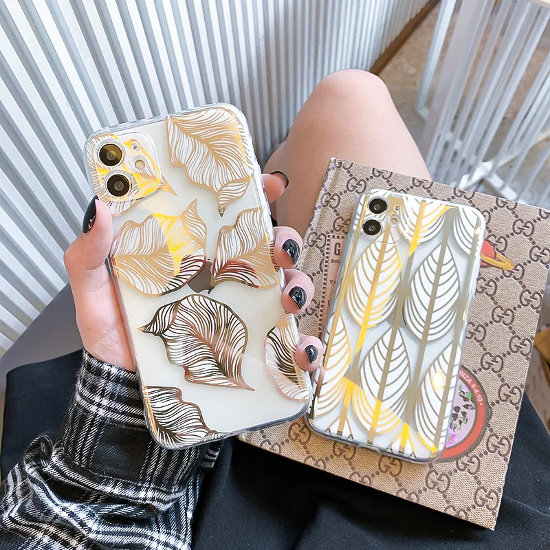 For iPhone 11 12 Pro Max Cases Luxury Plating Leaves Phone Case For iPhone XR XS Max 7 8 Plus X Back Cover
For iPhone 11 12 Pro Max Cases Luxury Plating Leaves Phone Case For iPhone XR XS Max 7 8 Plus X Back Cover