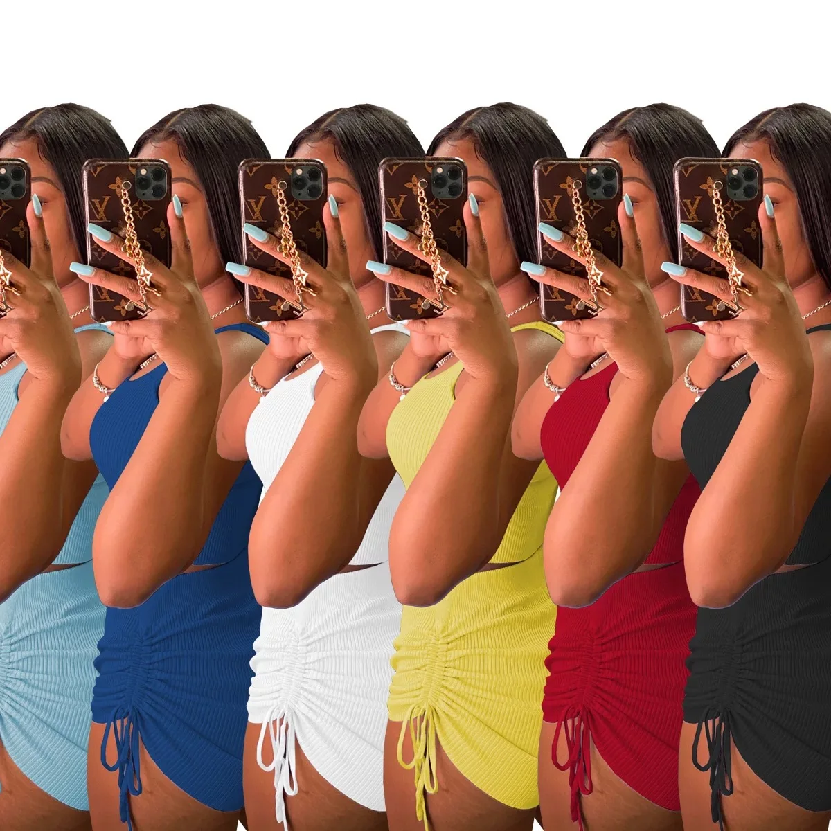 2020 Summer Outfits style Fashion Girl Casual Yoga two pieces set Crop Top Tank and Shorts, 7 option
2020 Summer Outfits style Fashion Girl Casual Yoga two pieces set Crop Top Tank and Shorts, 7 option