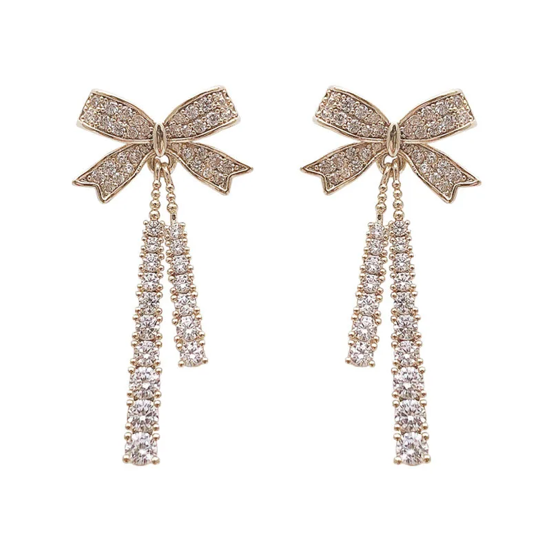 JUHU New Silver Needle Micro-inlaid Zircon Bow Delicate Lady Earrings Joker Temperament Sweet Earrings, Bow (silver needle)
JUHU New Silver Needle Micro-inlaid Zircon Bow Delicate Lady Earrings Joker Temperament Sweet Earrings, Bow (silver needle)