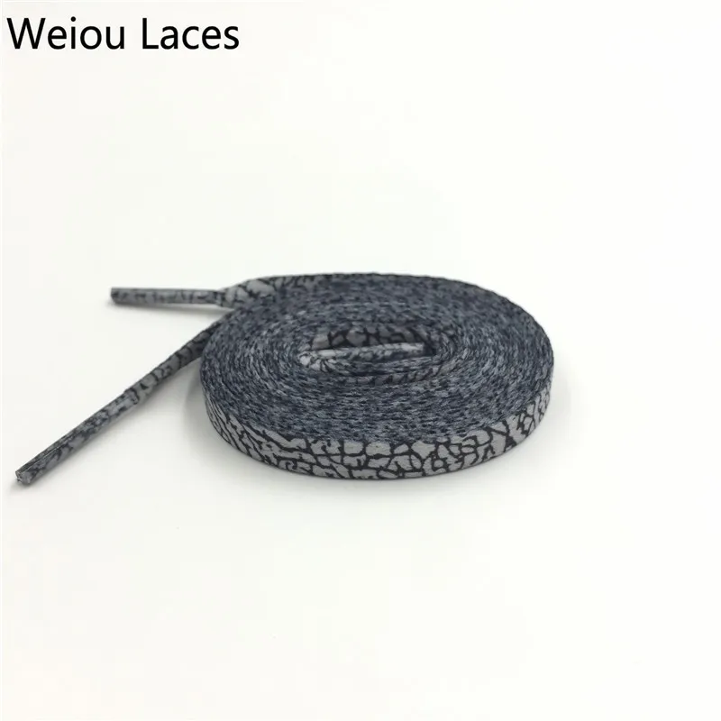 Weiou laces Flat Printing Fashion High-top Cement Pattern Shoelaces for Canvas Sneakers support custom shoe strings Dropshipp, Grey-black
Weiou laces Flat Printing Fashion High-top Cement Pattern Shoelaces for Canvas Sneakers support custom shoe strings Dropshipp, Grey-black