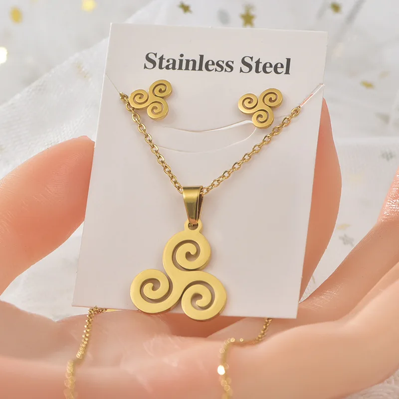 ROMANTIC Fashion Bridal Gold Stainless Steel Butterfly Pendant Necklace Earrings Jewelry Set For Women
ROMANTIC Fashion Bridal Gold Stainless Steel Butterfly Pendant Necklace Earrings Jewelry Set For Women