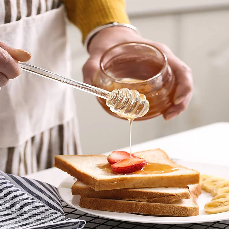 Wholesale Price Clear Honey Jar Glass Honeypot with Dipper and Lid for Home Kitchen Honey Container with Dipper, High transparency
Wholesale Price Clear Honey Jar Glass Honeypot with Dipper and Lid for Home Kitchen Honey Container with Dipper, High transparency