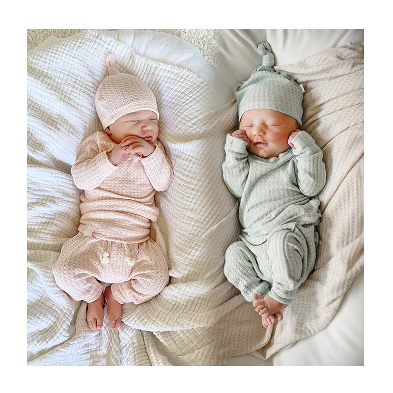custom casual Breathable waffle long sleeve newborn baby girl clothes boy clothing sets summer
custom casual Breathable waffle long sleeve newborn baby girl clothes boy clothing sets summer