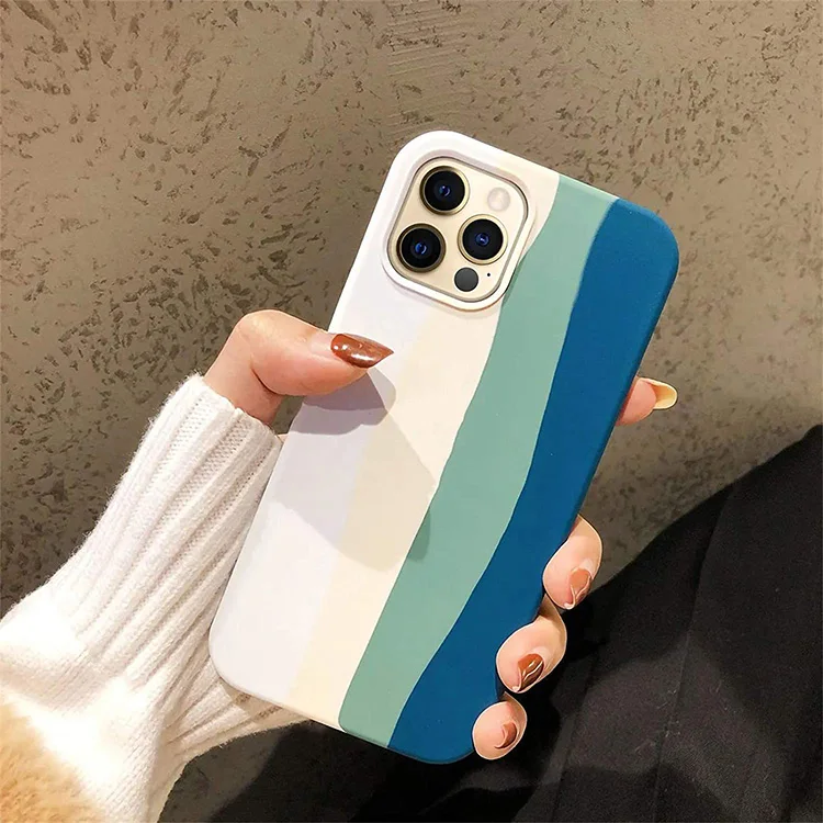 Original Rainbow Silicone Cell Phone Case LOGO Back Cover for iPhone 12 Mini 7 8 Plus 12 Pro Max
Original Rainbow Silicone Cell Phone Case LOGO Back Cover for iPhone 12 Mini 7 8 Plus 12 Pro Max