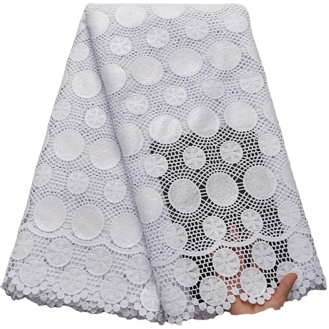 2682 African Guipure Lace Fabric Sequins 2022 High Quality Nigerian Guipure Lace Fabric For Sewing Christmas Decoration
2682 African Guipure Lace Fabric Sequins 2022 High Quality Nigerian Guipure Lace Fabric For Sewing Christmas Decoration