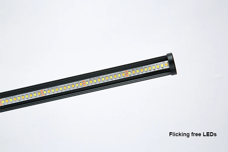 Simple modern spiral slim linear dimmable desk lamp for bedroom LED table light