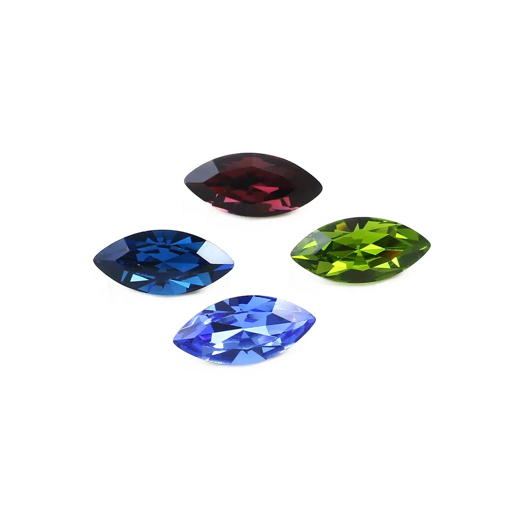 

Horse eye rhinestone point back K9 crystal fancy stone wholesale loose gemstone beads for jewelry accessories nail art