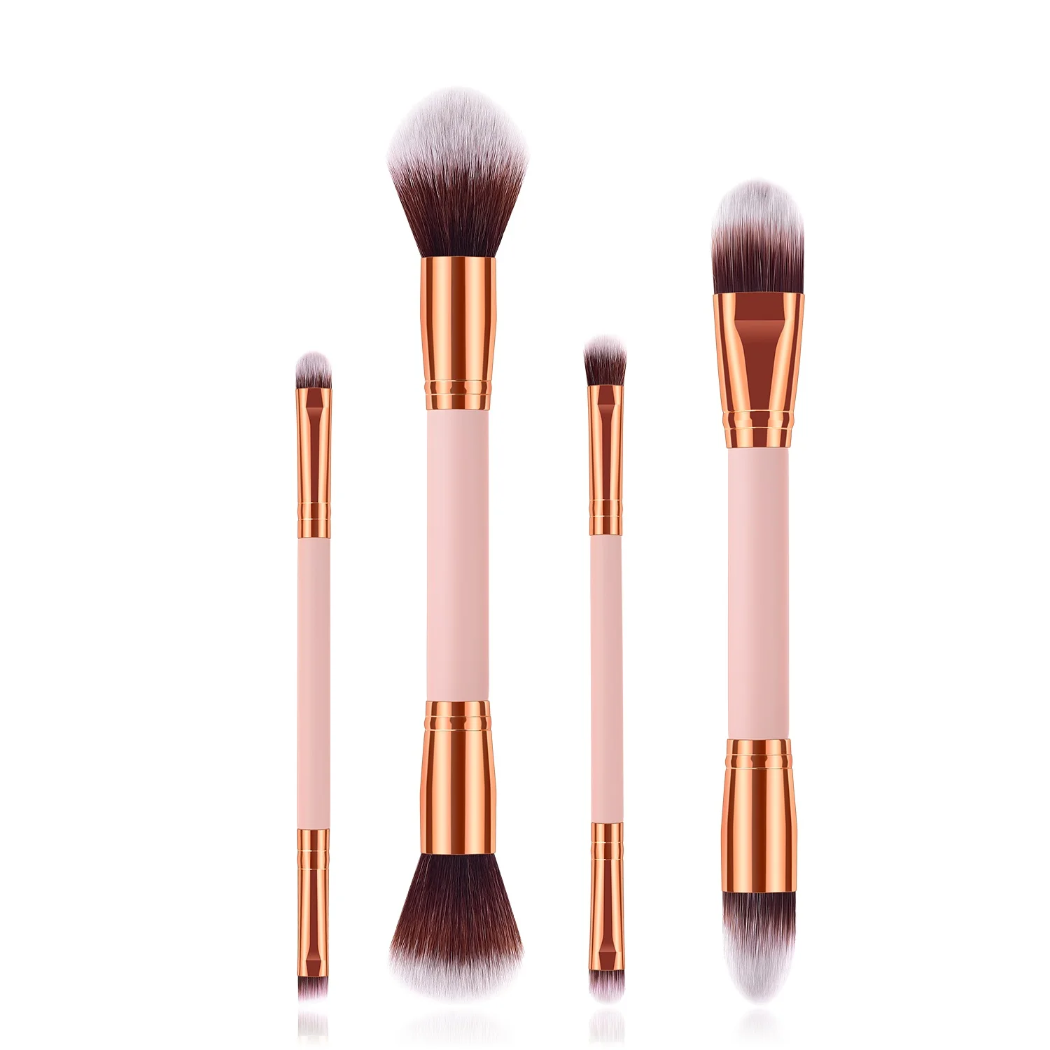 HZM 2021 New 4pcs Professional double head cosmetic brush with synthetic hair travel makeup brush
HZM 2021 New 4pcs Professional double head cosmetic brush with synthetic hair travel makeup brush