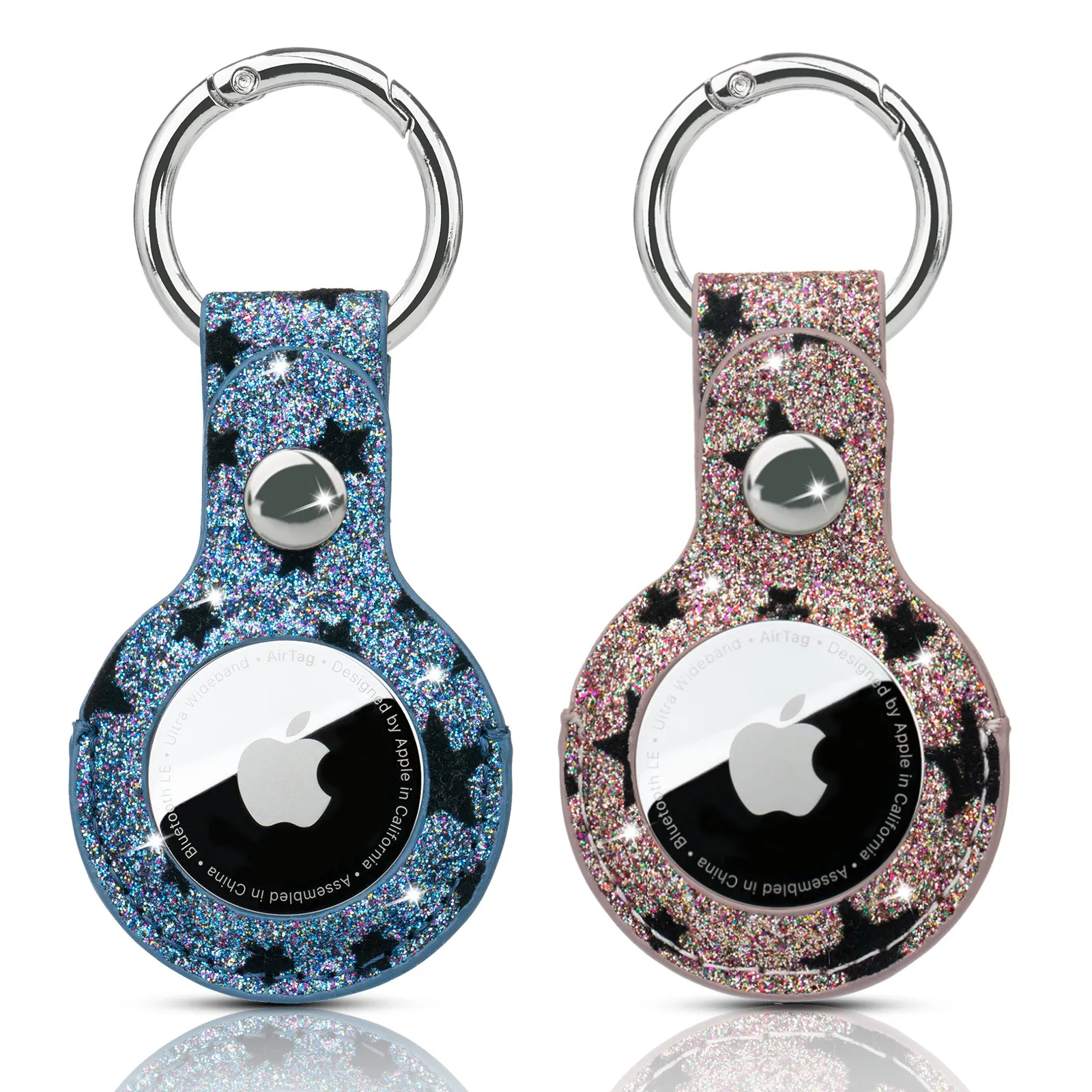 New trend tracker leather glitter fabric glimmer paste star parttern shockproof soft protective case for AirTag Apple case cover
New trend tracker leather glitter fabric glimmer paste star parttern shockproof soft protective case for AirTag Apple case cover