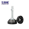 D-150T M8 Furniture Or Conveyor Machine Supporting Plastic Leveling Feet With Screw