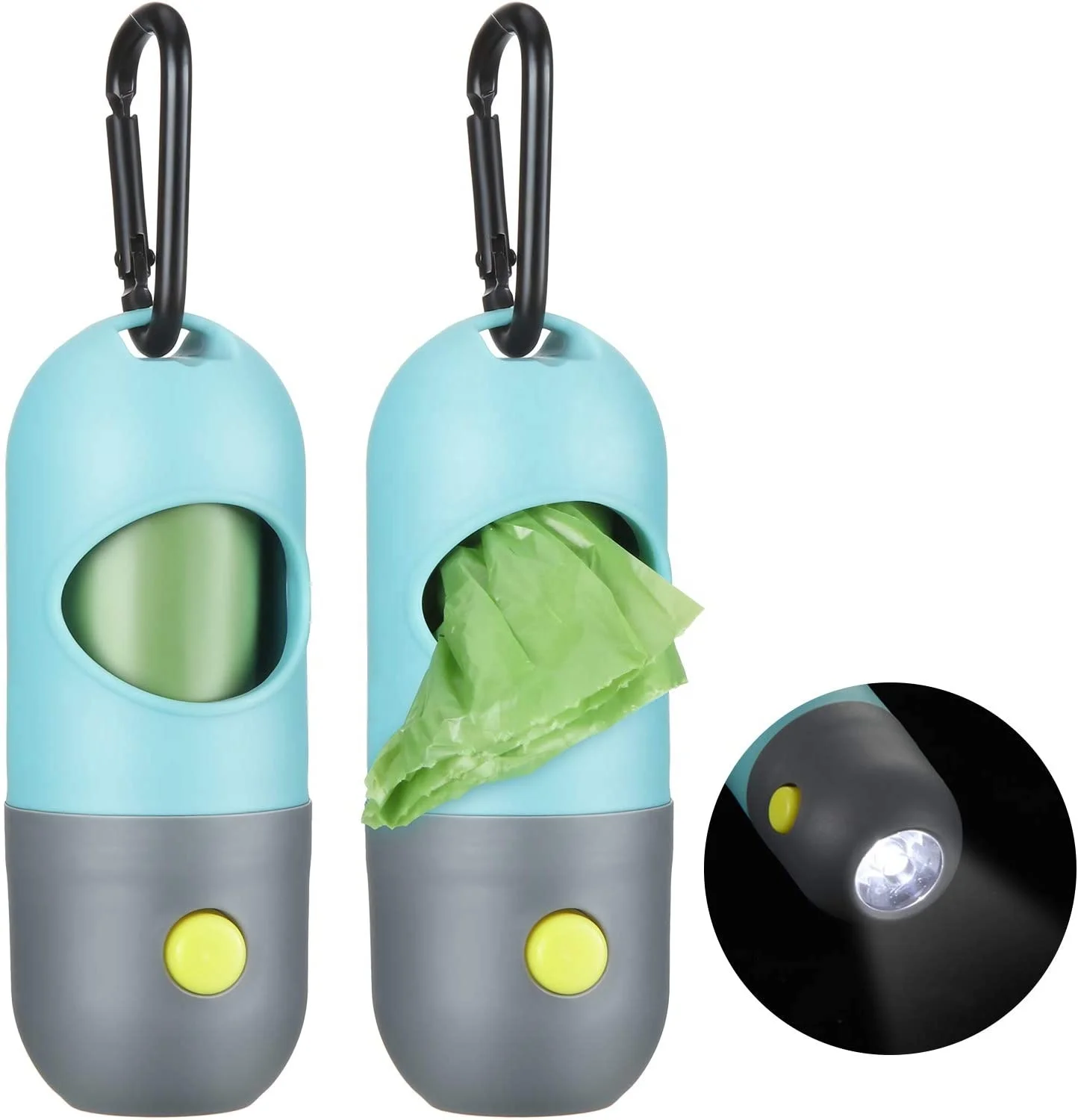 dop poop bag holder dispenser case with LED flash torch and hangable to dog leash for dog walking in night
dop poop bag holder dispenser case with LED flash torch and hangable to dog leash for dog walking in night
