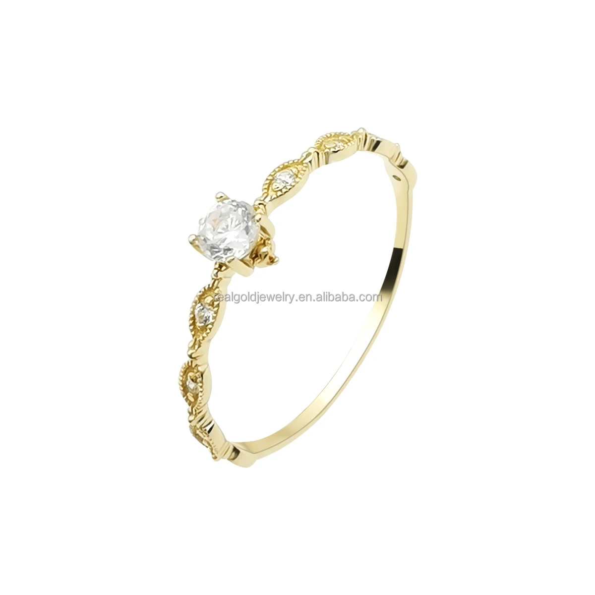 Elegant Designed Solid Pure 14K Gold Ring Small Minimalist Finger Rings Fine Jewelry
Elegant Designed Solid Pure 14K Gold Ring Small Minimalist Finger Rings Fine Jewelry