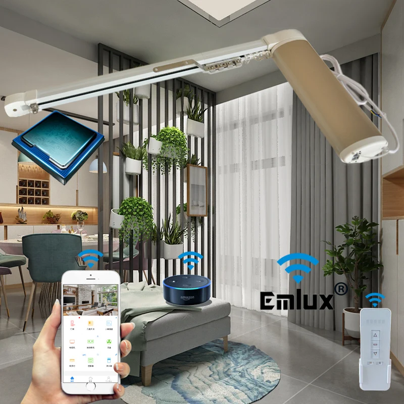 Window blind Smart Home Roller Curtain Wireless Wifi Electric Curtain Motor Motorized motor
Window blind Smart Home Roller Curtain Wireless Wifi Electric Curtain Motor Motorized motor