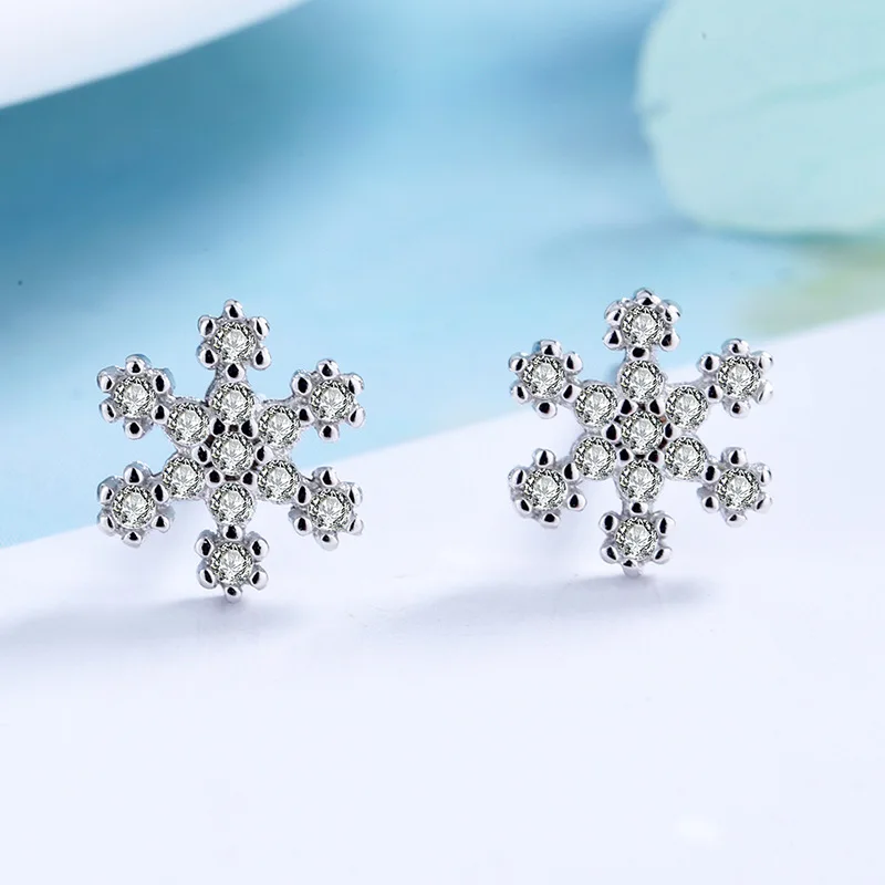 2021 New Design 925 Sterling Silver Flower Stud Earrings S925 Sterling Silver Full Diamond Zircon Snowflower Earring For Women
2021 New Design 925 Sterling Silver Flower Stud Earrings S925 Sterling Silver Full Diamond Zircon Snowflower Earring For Women