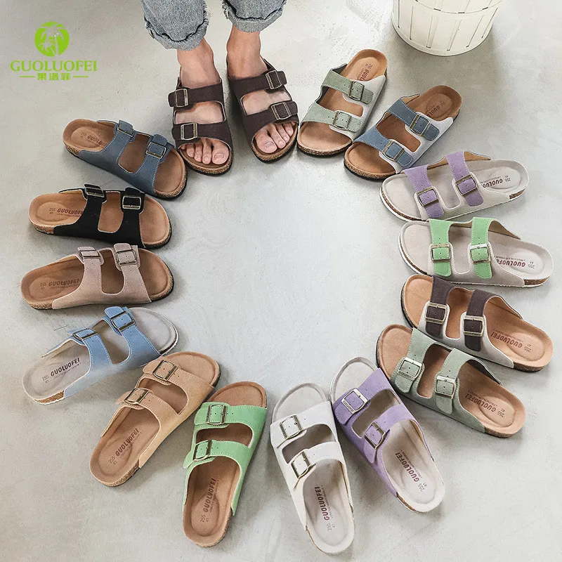 SL-0136 Factory Hot Sale Cork Slippers Women's Summer Wear Fashion Antiskid Couple Cowhide Sandals Holiday Beach Men's Slippers, Mix
SL-0136 Factory Hot Sale Cork Slippers Women's Summer Wear Fashion Antiskid Couple Cowhide Sandals Holiday Beach Men's Slippers, Mix