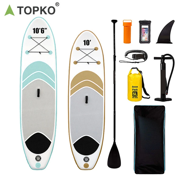 TOPKO board inflatable paddle sup wholesale pedal board surfboard surf sets, Customized color
TOPKO board inflatable paddle sup wholesale pedal board surfboard surf sets, Customized color